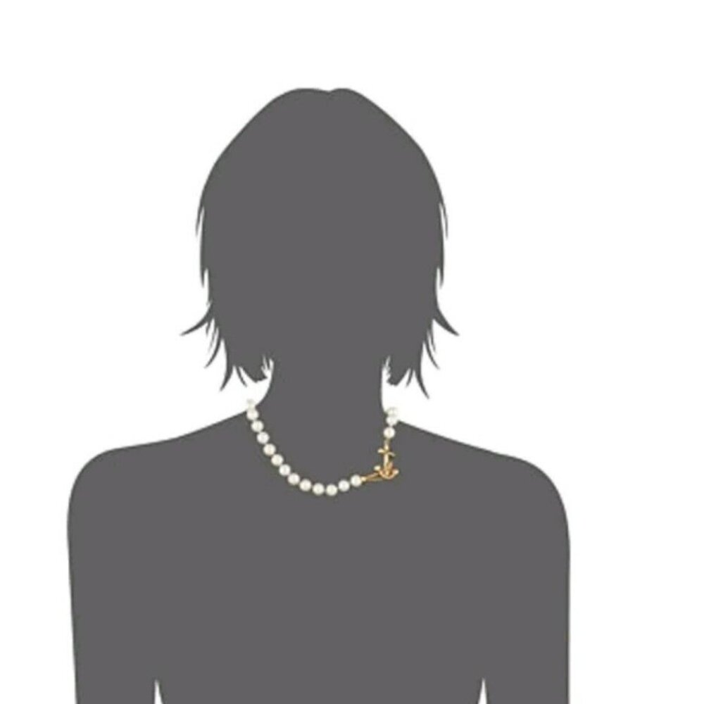 Kate Spade Anchors Away Faux Pearl Chain Necklace - Picture 2 of 3